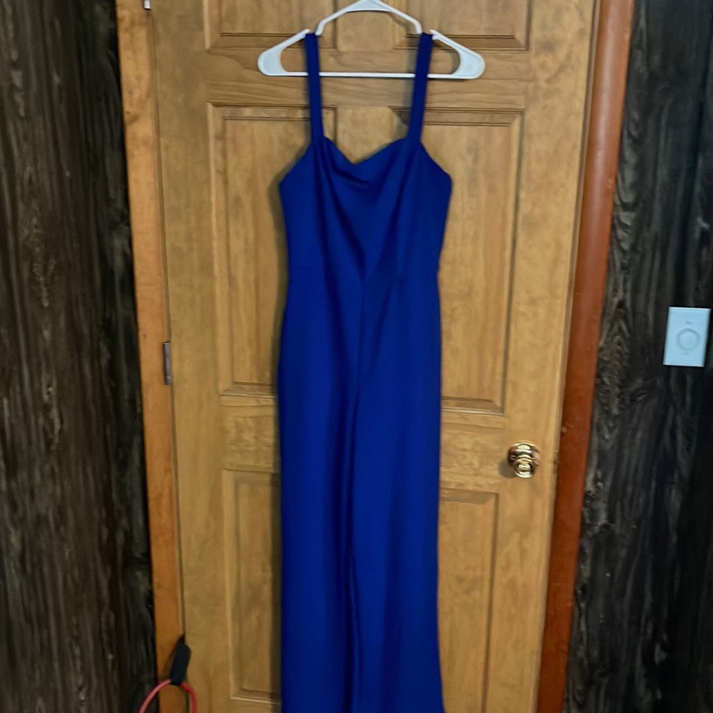 Blue jumpsuit